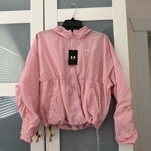 NEW Under Armour Women's Rival Woven Bungee Full Zip